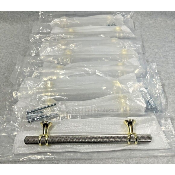 Rergy‎ 8 Pack Brushed Nickel Cabinet Pulls Kitchen Cabinet Handles 6.25” Center - Picture 5 of 10